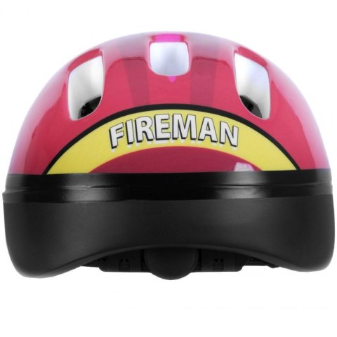Kask rowerowy Spokey Biker 6 Fireman Jr 940656 Kask rowerowy Spokey Biker 6 Fireman Jr 940656