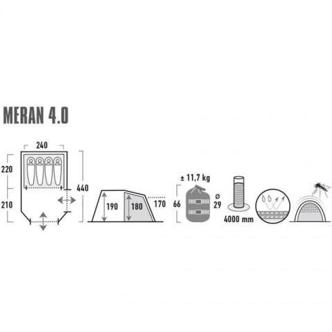 Namiot High Peak Meran 4 11806 Namiot High Peak Meran 4 11806