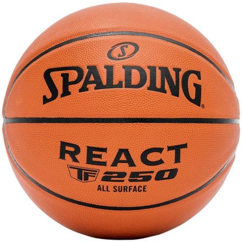 Piłka do koszykówki Spalding React TF-250 76801Z Piłka do koszykówki Spalding React TF-250 76801Z