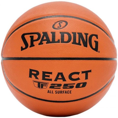 Piłka do koszykówki Spalding React TF-250 76802Z Piłka do koszykówki Spalding React TF-250 76802Z