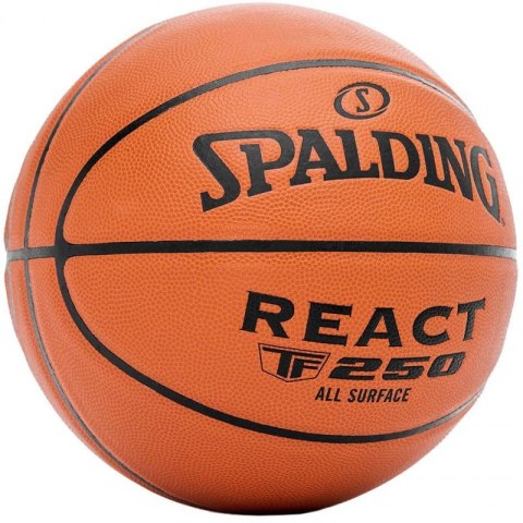 Piłka do koszykówki Spalding React TF-250 76802Z Piłka do koszykówki Spalding React TF-250 76802Z