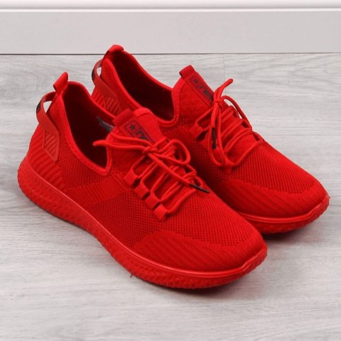 Buty sportowe tekstylne NEWS M EVE266B czerwone Buty sportowe tekstylne NEWS M EVE266B czerwone