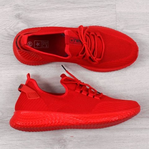 Buty sportowe tekstylne NEWS M EVE266B czerwone Buty sportowe tekstylne NEWS M EVE266B czerwone