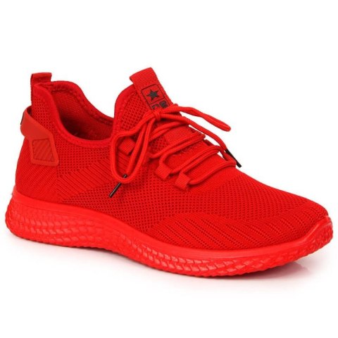 Buty sportowe tekstylne NEWS M EVE266B czerwone Buty sportowe tekstylne NEWS M EVE266B czerwone