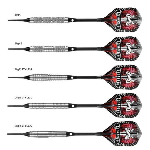 Rzutki Harrows Assassin 85% Softip HS-TNK-000013252 Rzutki Harrows Assassin 85% Softip HS-TNK-000013252
