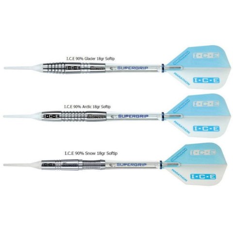 Rzutki Harrows Ice 90% Softip HS-TNK-000013125 Rzutki Harrows Ice 90% Softip HS-TNK-000013125