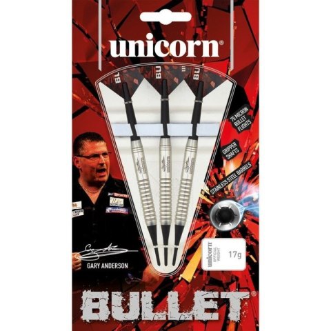 Rzutki soft tip Unicorn Bullet Stainless Steel - Gary Anderson 16g:23520|18g:23521 Rzutki soft tip Unicorn Bullet Stainless Steel - Gary Anderson 16g:23520|18g:23521