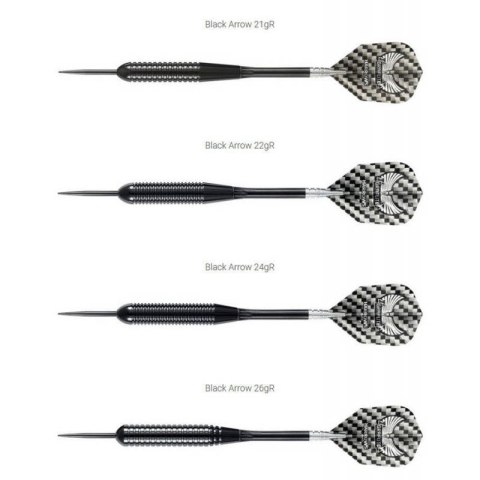 Rzutki Harrows Black Arrow Steeltip HS-TNK-000013143 Rzutki Harrows Black Arrow Steeltip HS-TNK-000013143