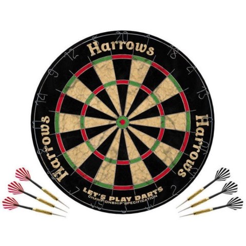 Zestaw Harrows Let's Play Darts Game Set HS-TNK-000013312 Zestaw Harrows Let's Play Darts Game Set HS-TNK-000013312
