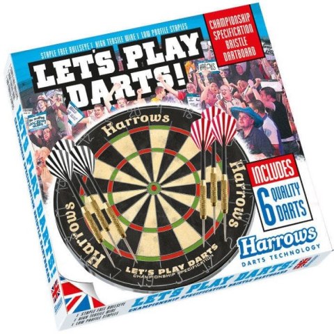 Zestaw Harrows Let's Play Darts Game Set HS-TNK-000013312 Zestaw Harrows Let's Play Darts Game Set HS-TNK-000013312