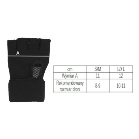Bandaże bokserskie żelowe Masters BBŻ-MFE-1 13081-1S/M Bandaże bokserskie żelowe Masters BBŻ-MFE-1 13081-1S/M
