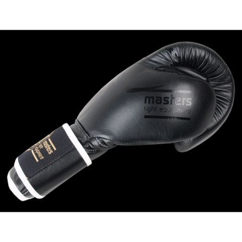 Rękawice bokserskie Masters Rbt-Black 12 oz 01805-1201 Rękawice bokserskie Masters Rbt-Black 12 oz 01805-1201