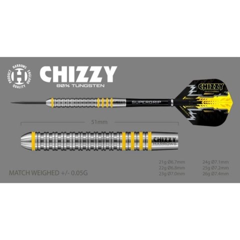 Rzutki Harrows Chizzy 80% Softip HS-TNK-000013871 Rzutki Harrows Chizzy 80% Softip HS-TNK-000013871