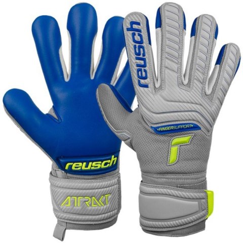 Rękawice bramkarskie Reusch Attrakt Grip Evolution Finger Support Jr 5272820 6006 Rękawice bramkarskie Reusch Attrakt Grip Evolution Finger Support Jr 5272820 6006