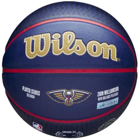 Piłka do koszykówki Wilson NBA Player Icon Zion Williamson Outdoor Ball WZ4008601XB7 Piłka do koszykówki Wilson NBA Player Icon Zion Williamson Outdoor Ball WZ4008601XB7