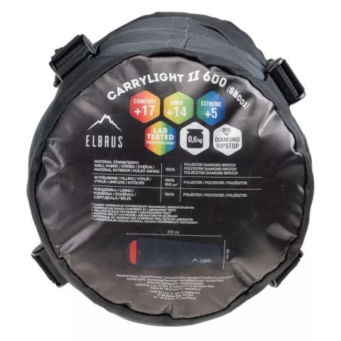 Śpiwór Elbrus Carrylight II 600 92800404118 Śpiwór Elbrus Carrylight II 600 92800404118