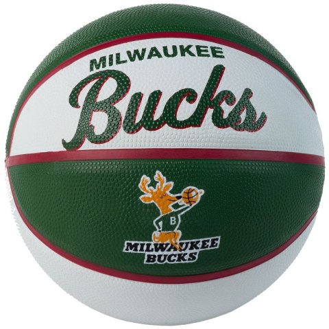 Piłka Wilson NBA Team Retro Milwaukee Bucks Mini Ball WTB3200XBMIL Piłka Wilson NBA Team Retro Milwaukee Bucks Mini Ball WTB3200XBMIL