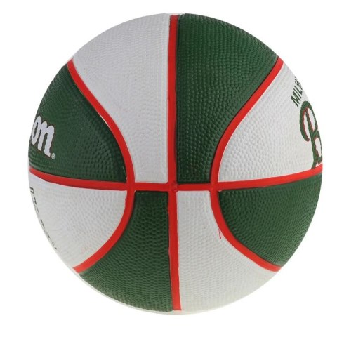 Piłka Wilson NBA Team Retro Milwaukee Bucks Mini Ball WTB3200XBMIL Piłka Wilson NBA Team Retro Milwaukee Bucks Mini Ball WTB3200XBMIL