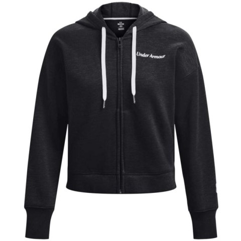 Bluza Under Armour Essential Fleece Script FZ Hoodie W 1374106-001 Bluza Under Armour Essential Fleece Script FZ Hoodie W 1374106-001