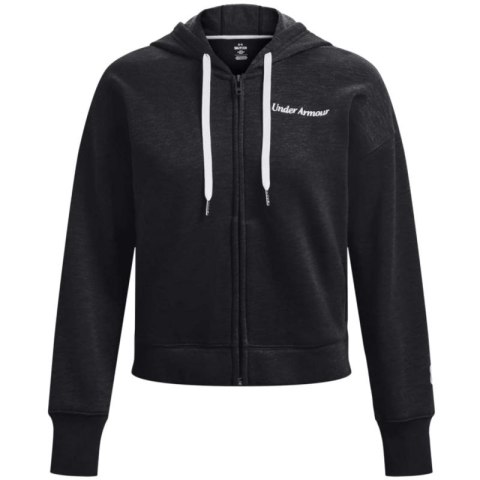Bluza Under Armour Essential Fleece Script FZ Hoodie W 1374106-001 Bluza Under Armour Essential Fleece Script FZ Hoodie W 1374106-001