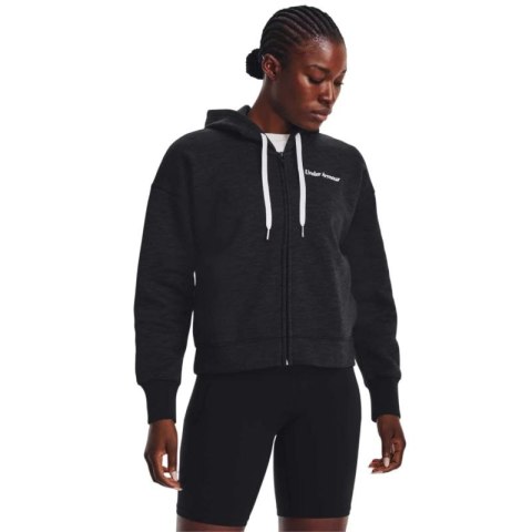Bluza Under Armour Essential Fleece Script FZ Hoodie W 1374106-001 Bluza Under Armour Essential Fleece Script FZ Hoodie W 1374106-001