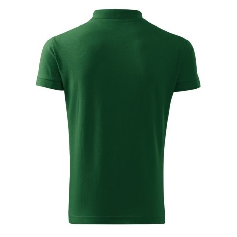Koszulka polo Malfini Cotton M MLI-21206 zieleń butelkowa Koszulka polo Malfini Cotton M MLI-21206 zieleń butelkowa