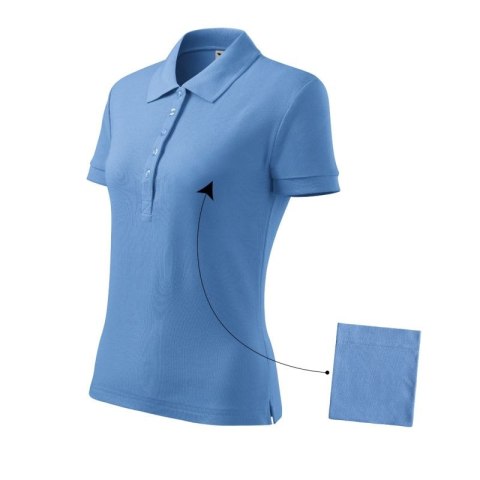 Koszulka polo Malfini Cotton W MLI-21315 błękitny Koszulka polo Malfini Cotton W MLI-21315 błękitny