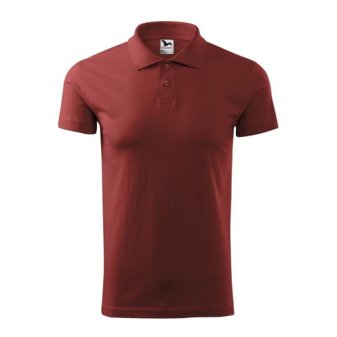 Koszulka polo Malfini Single J. M MLI-20213 bordowy