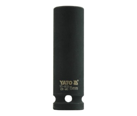 NASADKA DŁUGA UDAROWA 6-KĄTNA 1/2'' 15MM NASADKA DŁUGA UDAROWA 6-KĄTNA 1/2'' 15MM
