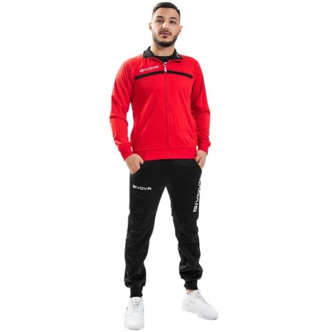 Dres Givova Tuta Givova One M TT012 1210 czerwono/czarny Dres Givova Tuta Givova One M TT012 1210 czerwono/czarny