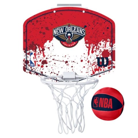 Tablica do koszykówki Wilson NBA Team New Orleans Pelicans Mini Hoop WTBA1302NOP Tablica do koszykówki Wilson NBA Team New Orleans Pelicans Mini Hoop WTBA1302NOP