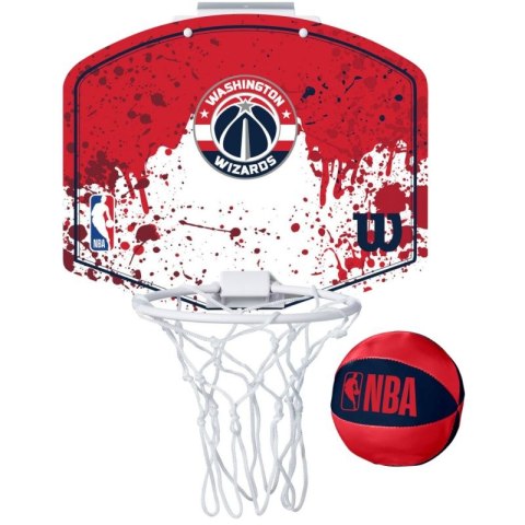 Tablica do koszykówki Wilson NBA Team Washington Wizards Mini Hoop WTBA1302WAS Tablica do koszykówki Wilson NBA Team Washington Wizards Mini Hoop WTBA1302WAS