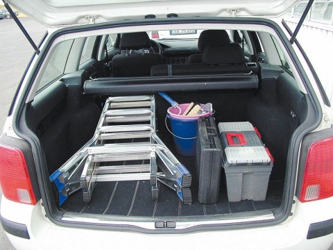 DRABINA ALUMINIOWA PRZEG. TELESKOPOWA STABILO 4X4 SZCZEBLE