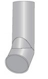 RURA Z WYLOTEM OCYNKOWANA 100MM 1MB RURA Z WYLOTEM OCYNKOWANA 100MM 1MB