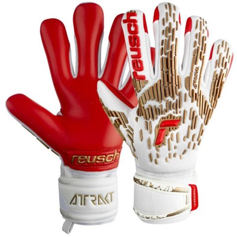 Rękawice bramkarskie Reusch Attrakt Freegel Silver M 5370235 1011 Rękawice bramkarskie Reusch Attrakt Freegel Silver M 5370235 1011