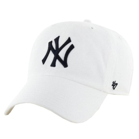Czapka z daszkiem 47 Brand New York Yankees Mlb Clean Up Cap B-RGW17GWS-WHA Czapka z daszkiem 47 Brand New York Yankees Mlb Clean Up Cap B-RGW17GWS-WHA