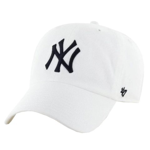 Czapka z daszkiem 47 Brand New York Yankees Mlb Clean Up Cap B-RGW17GWS-WHA Czapka z daszkiem 47 Brand New York Yankees Mlb Clean Up Cap B-RGW17GWS-WHA