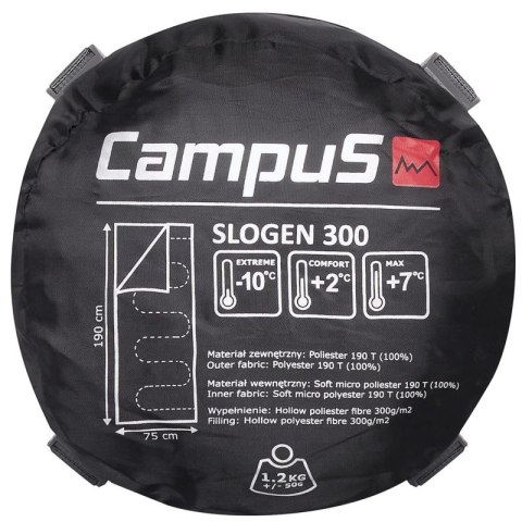 Śpiwór Campus Slogen 300 Right Sleeping Bag CUP701123200 Śpiwór Campus Slogen 300 Right Sleeping Bag CUP701123200