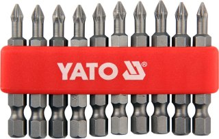 GROT, BIT, KOŃCÓWKA DO WKRĘTARKI PH1 50MM ZESTAW 10-SZTUKOWY