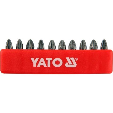 GROT, BIT, KOŃCÓWKA DO WKRĘTARKI PZ2 25MM ZESTAW 10-SZTUK GROT, BIT, KOŃCÓWKA DO WKRĘTARKI PZ2 25MM ZESTAW 10-SZTUK
