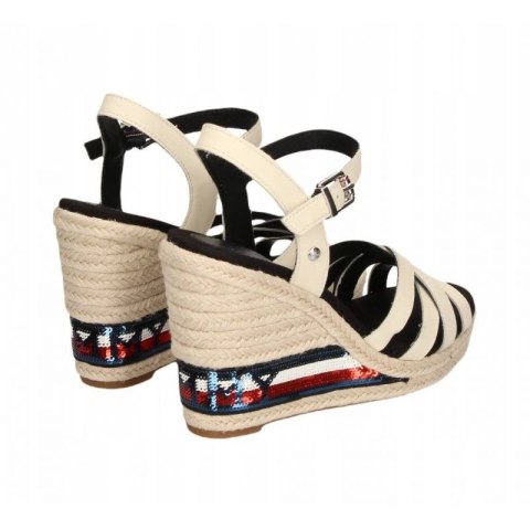 Sandały Tommy Hilfiger W High Wedge FW0FW04843 Sandały Tommy Hilfiger W High Wedge FW0FW04843