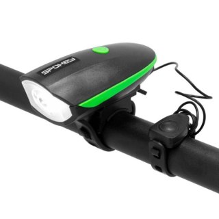 Lampka rowerowa z klaksonem Spokey Raini SPK-942714