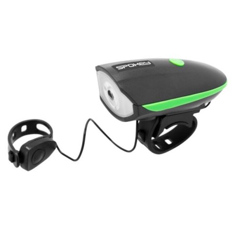 Lampka rowerowa z klaksonem Spokey Raini SPK-942714