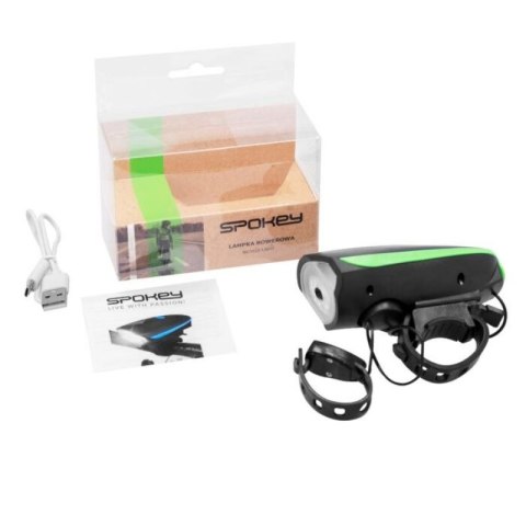 Lampka rowerowa z klaksonem Spokey Raini SPK-942714