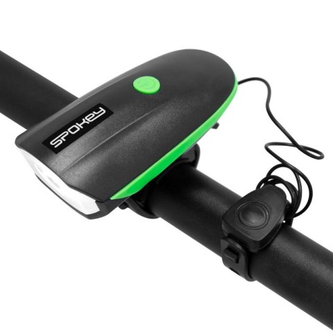 Lampka rowerowa z klaksonem Spokey Raini SPK-942714