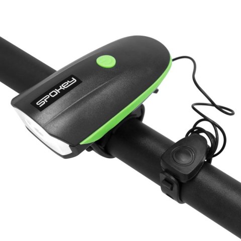 Lampka rowerowa z klaksonem Spokey Raini SPK-942714