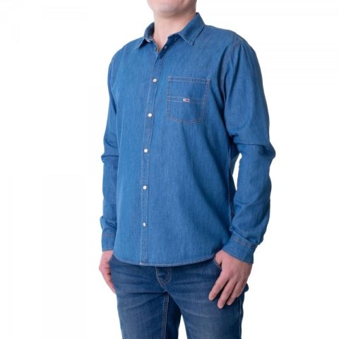 Koszula Tommy Jeans Tjm Cotton Denim Shirt Mid Indigo M DM0DM08399-447 Koszula Tommy Jeans Tjm Cotton Denim Shirt Mid Indigo M DM0DM08399-447