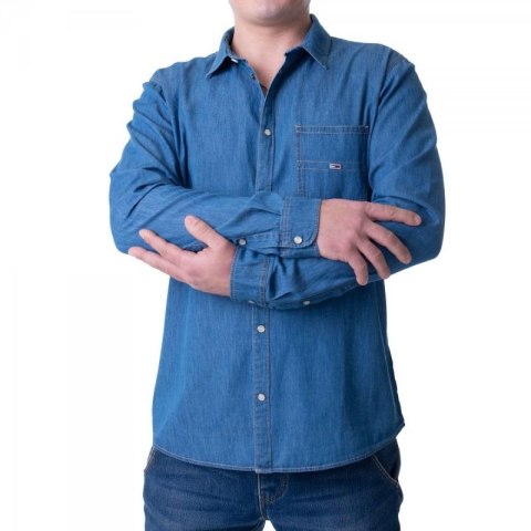 Koszula Tommy Jeans Tjm Cotton Denim Shirt Mid Indigo M DM0DM08399-447 Koszula Tommy Jeans Tjm Cotton Denim Shirt Mid Indigo M DM0DM08399-447