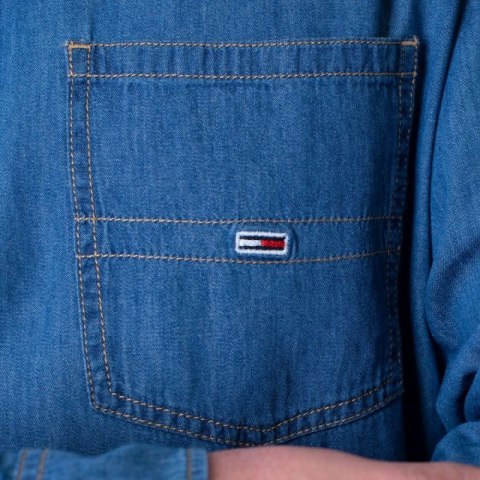 Koszula Tommy Jeans Tjm Cotton Denim Shirt Mid Indigo M DM0DM08399-447 Koszula Tommy Jeans Tjm Cotton Denim Shirt Mid Indigo M DM0DM08399-447