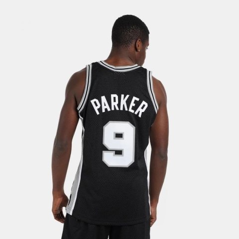 Koszulka Mitchell & Ness San Antonio Spurs NBA Swingman Jersey Spurs 2001 Tony Parker M SMJYLG19018-SASBLCK01TPA Koszulka Mitchell & Ness San Antonio Spurs NBA Swingman Jersey Spurs 2001 Tony Parker M SMJYLG19018-SASBLCK01TPA
